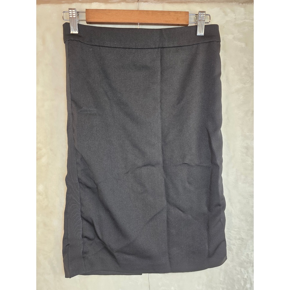 Tamar Black Pencil Skirt Womens Size 6 Midi Professional Workwear Career Stretch